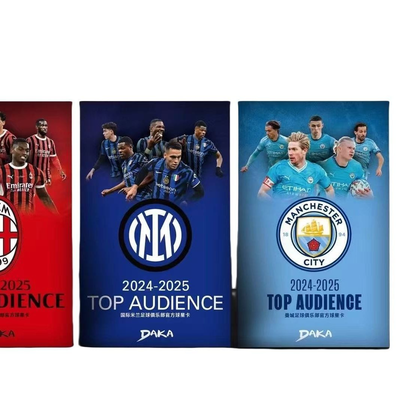 2024-25 Dhaka AC Milan Manchester City Juwen Mi Top Audience Team Box Star Card