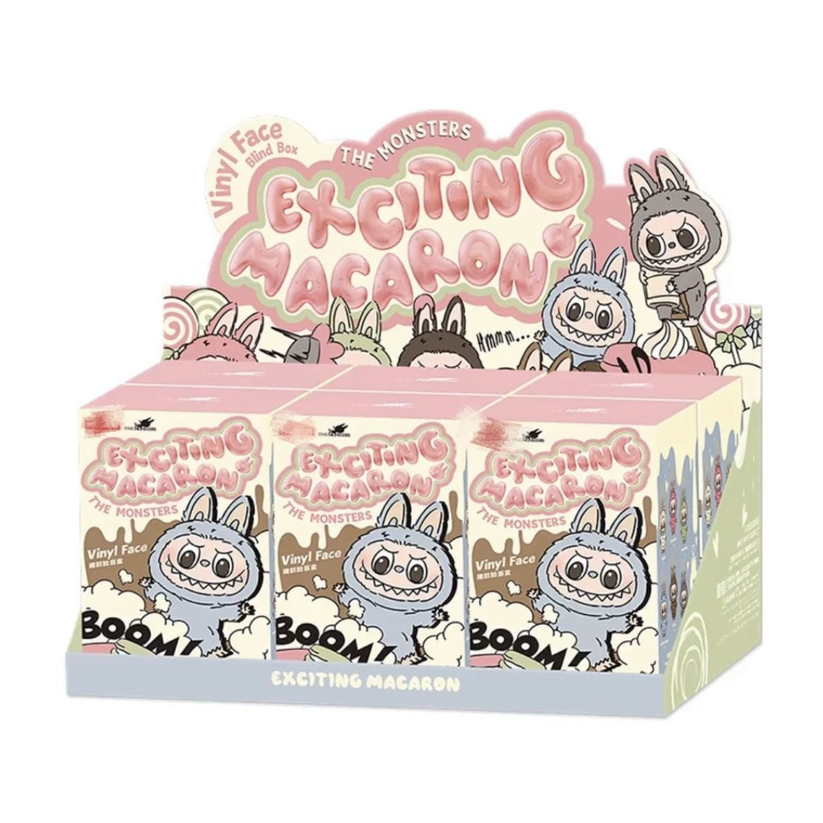 53- THE MONSTERS LAbubu Exciting MACARON series Plush Blind Box