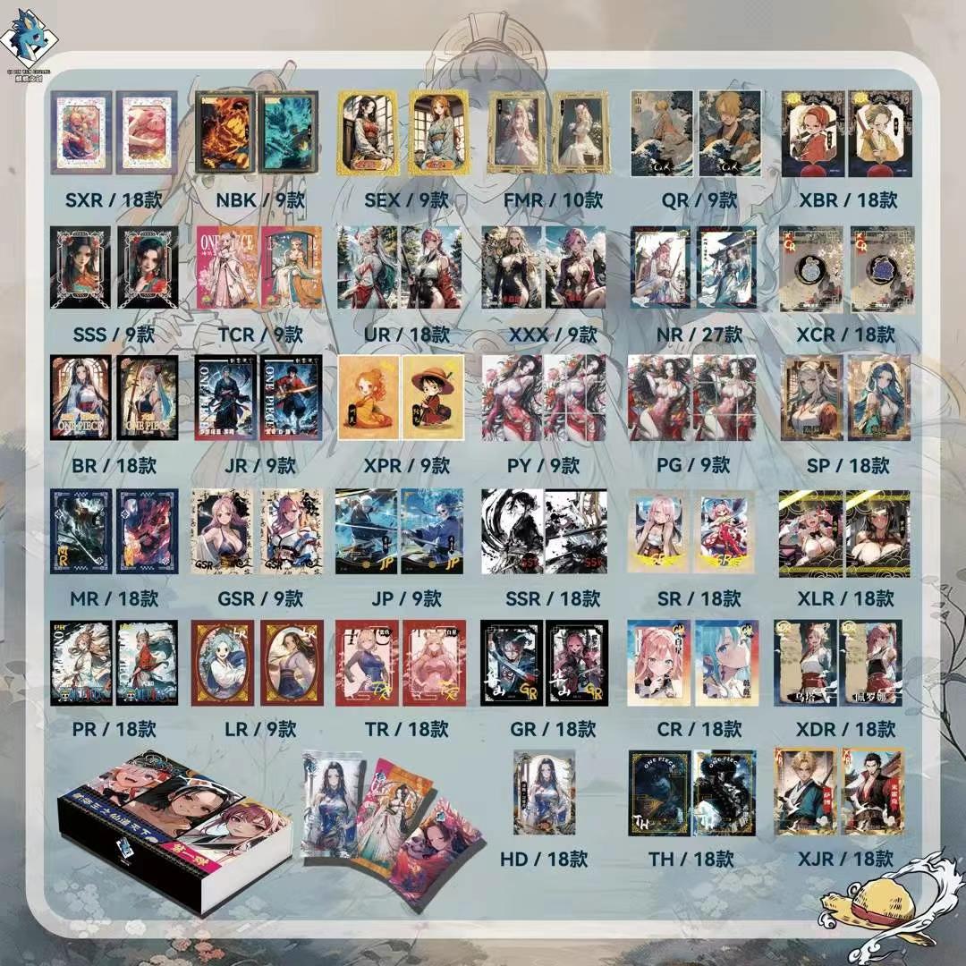 QILING Cultural One Piece Anime Card Game