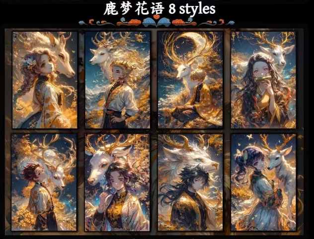 Di Card · Demon Slayer Acrylic Colored Paper Trading Card