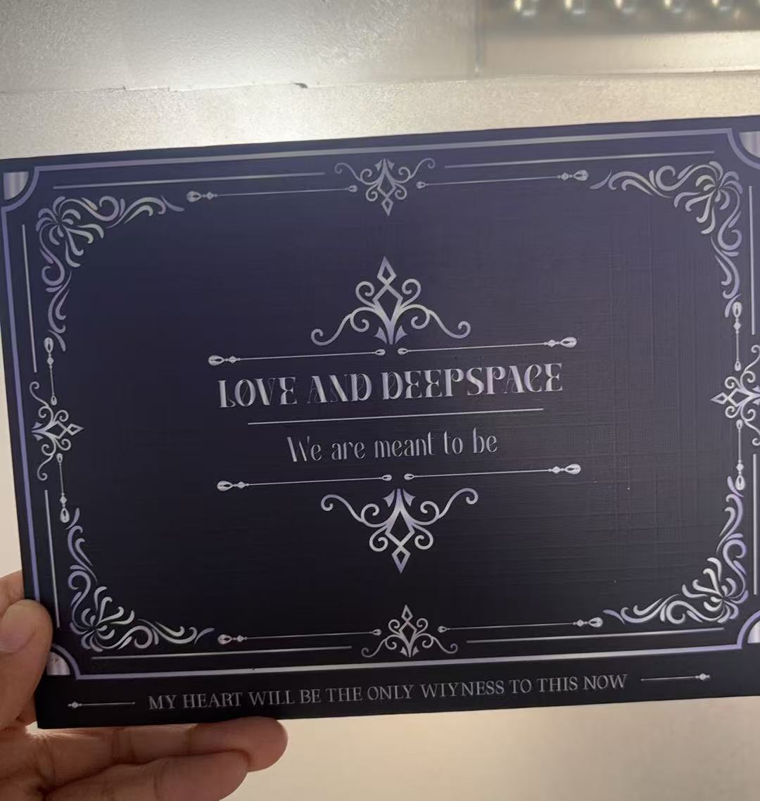 Love and Deep Space 4 stamps per envelope anime cards
