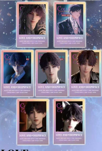 Wanka "Love and Deep Space" Tear Cards, 2 cards per pack.