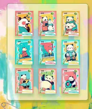 gaoyue Culture Panda Collection Card - Second Series