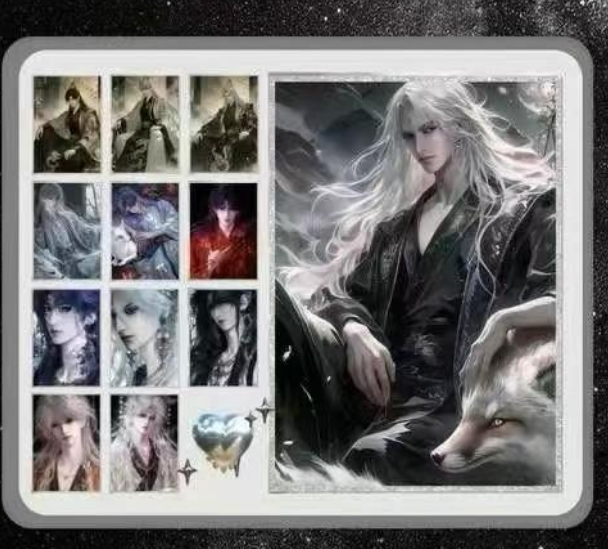 JYLove and Deep Space color paper Collect cards