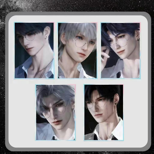 JYLove and Deep Space color paper Collect cards