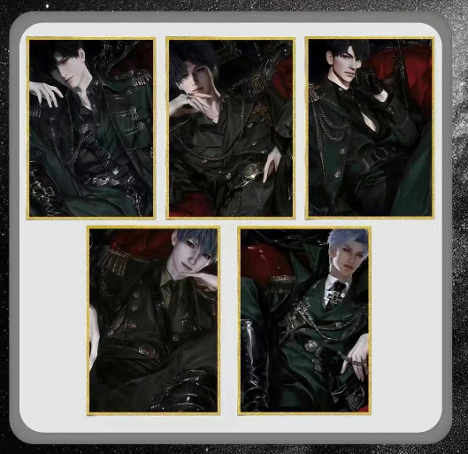JYLove and Deep Space color paper Collect cards