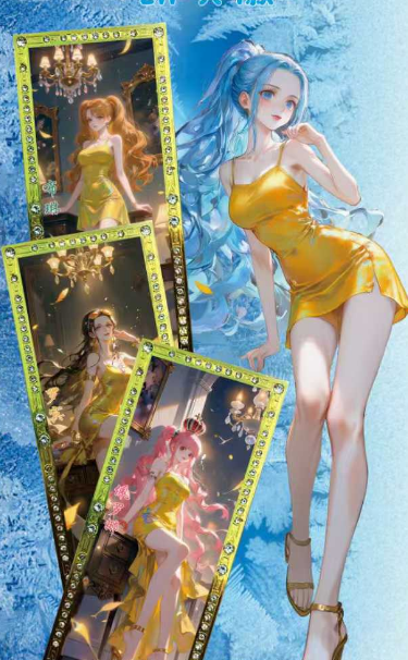 Xun meng One Piece Metal Ticket Stub Trading Cards