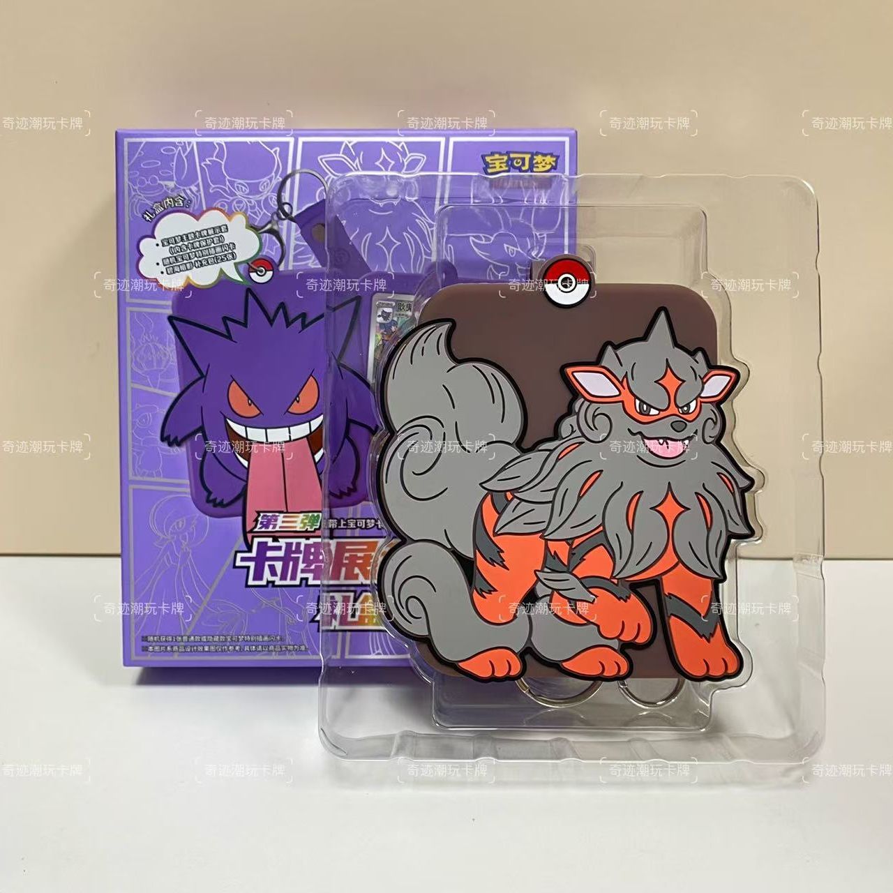 Simplified Chinese Pokémon Card Display Set Third Edition Genga Collection Card Silicone Case