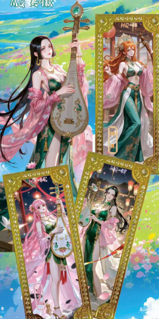 Xun meng One Piece Metal Ticket Stub Trading Cards