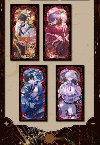 Qing hua Love and Deep Space Tarot Collectible Trading Cards