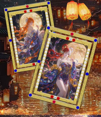 Qi lin Dream-Painting One Piece Metal Card