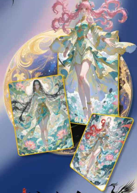 Qi lin Dream-Painting One Piece Metal Card