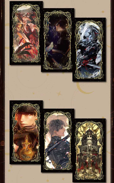 Qing hua Love and Deep Space Tarot Collectible Trading Cards