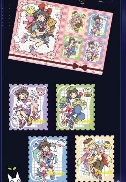 zhi meng Miyazaki Stamps and Postcards,collection card