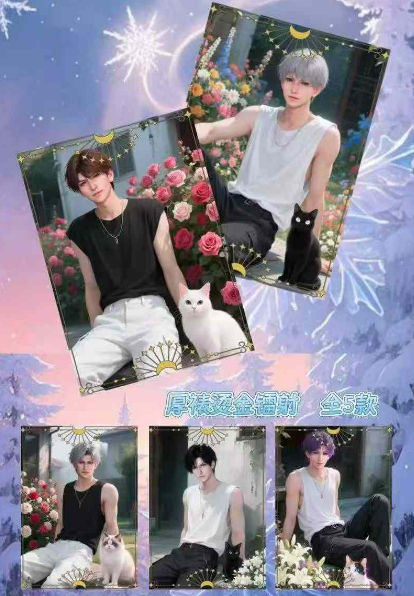 xing zou Love and Deep Space Tarot Collectible Trading Cards