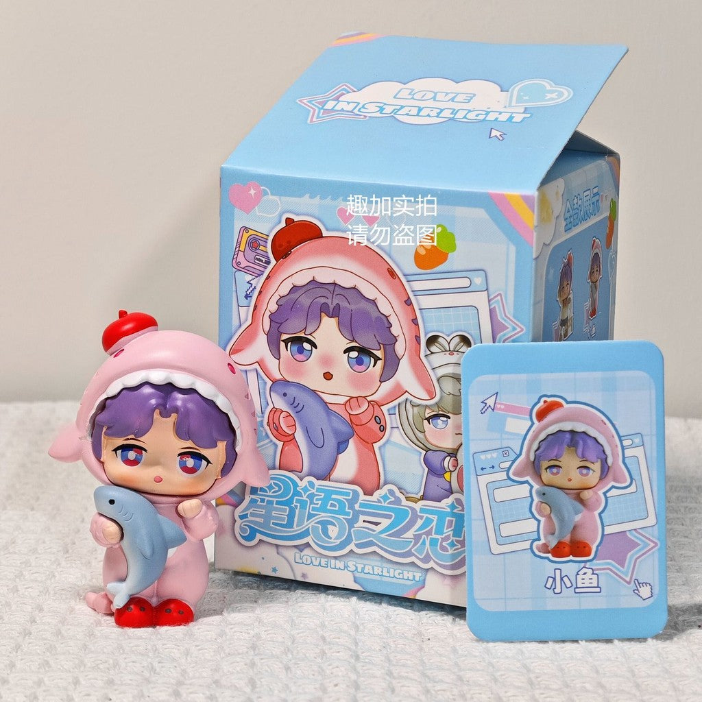 Blind Box Love and Deep Space Merchandise Figurine Qi Yu Qin Che Doll Anime Gift