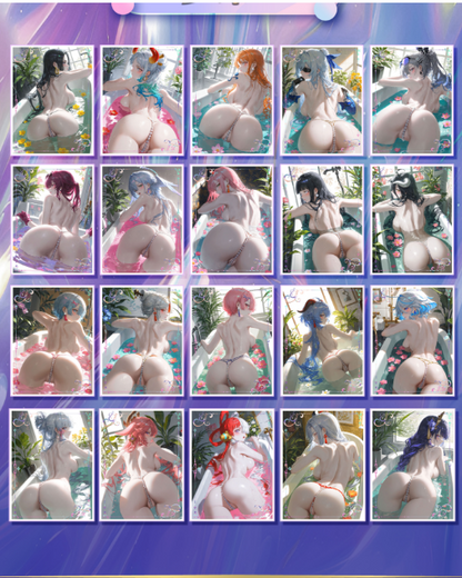 【 Baby Creative 】 Genshin+op  Acrylic high-definition color paper spicy card