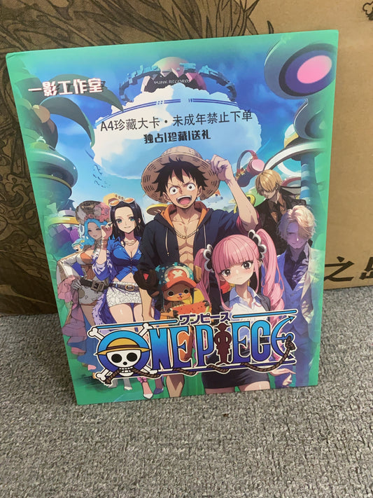YI YING O P A4 Large Card Anime Trading Card