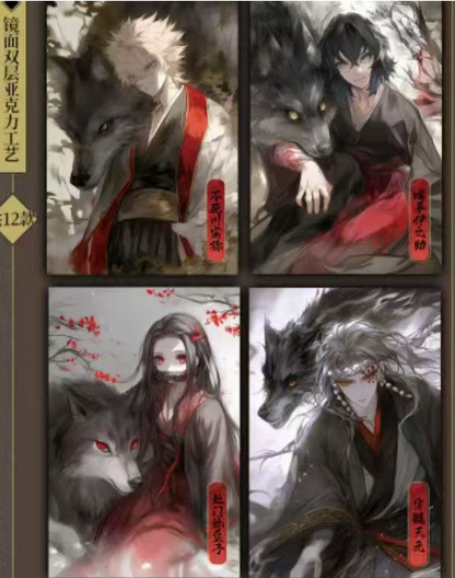YUE KA Demon Slayer Blade A5 color paper card