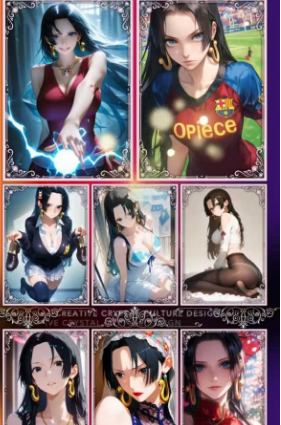 O P Boa Hancock，A5 trading card