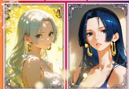 O P Boa Hancock，A5 trading card