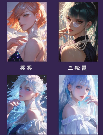 Luming &  Jujutsu Kaisen Colored Paper Collectible Trading Cards