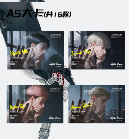 LIVE-mo yan  Jujutsu Kaisen Acrylic Art Card Trading Card