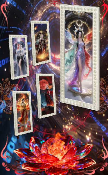 LIVE qing luan O P Metal Collection Trading Cards