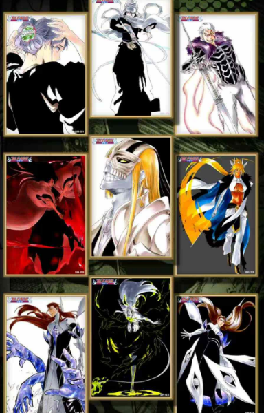 1YK Cultural and Creative BLEACH  colored paper Trading Card