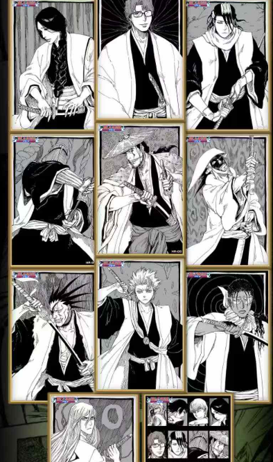 1YK Cultural and Creative BLEACH  colored paper Trading Card