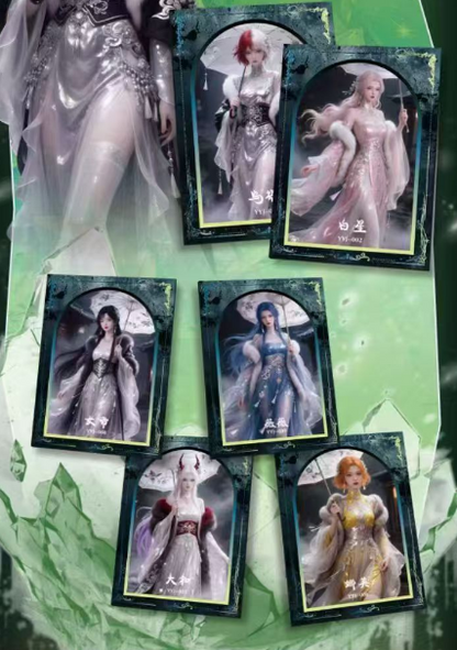 LIVE-QIAN KUN  O P metal  Collection Trading Cards