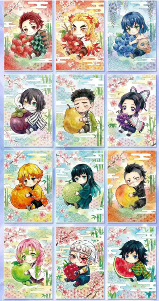 LIVE- Cute Style  Demon Slayer Acrylic colored paper