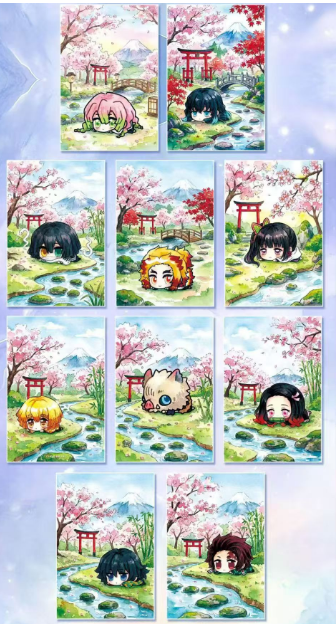 LIVE- Cute Style  Demon Slayer Acrylic colored paper