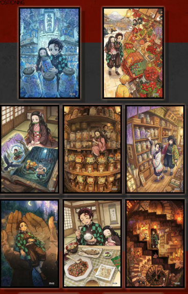 LIVE-P GU-Demon Slayer Acrylic colored paper