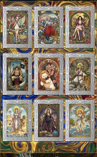 LIVE-FU GUANG  O P metal  Collection Trading Cards