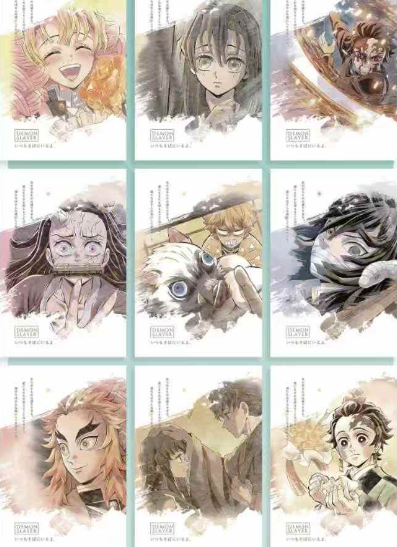 LIVE-DONG GUA  Demon Slayer A5  Collection Trading Cards