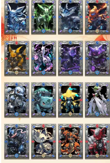 LIVE-MIAN  HUA TANG Pokémon Metal   Trading Card