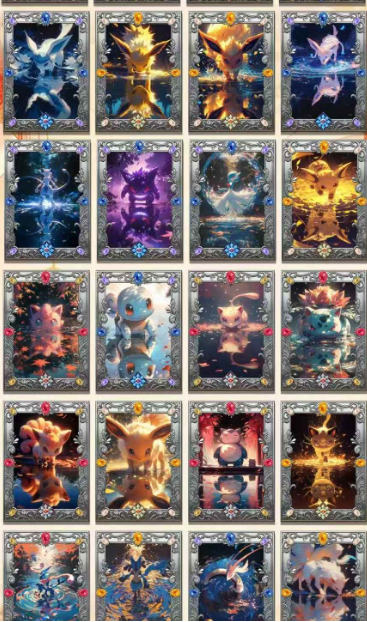 LIVE-MIAN  HUA TANG Pokémon Metal   Trading Card