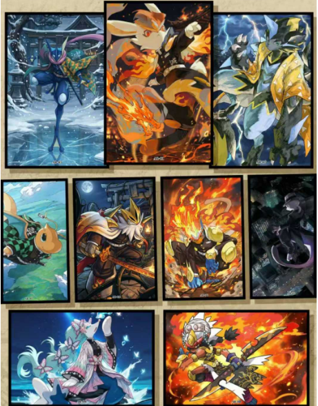 Pugu :Pokémon * Demon Slayer collection card