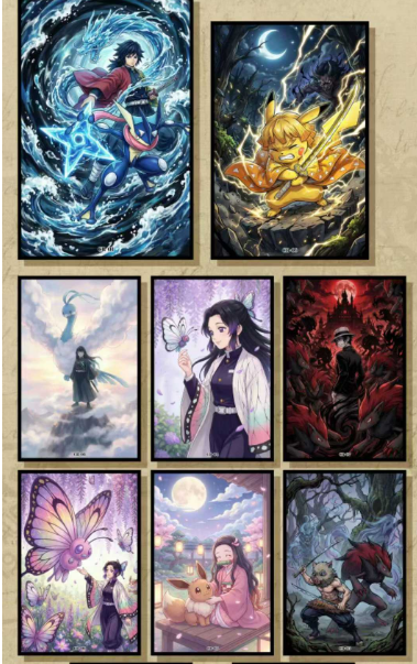 Pugu :Pokémon * Demon Slayer collection card