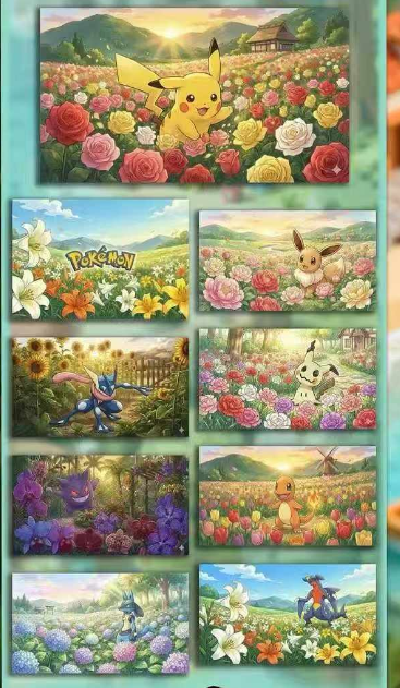 LIVE- ling xi   Pokémon Metal   Trading Card