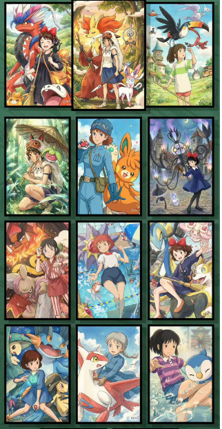 LIVE-PG-Pokémon-themed Color PaperTrading Card