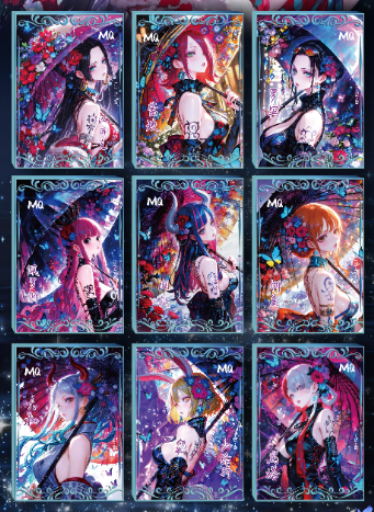 LIVE XING LUO O P metal Collection Trading Cards