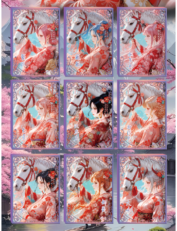 LIVE XING LUO O P metal Collection Trading Cards