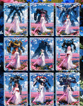 LIVE XING LUO O P metal Collection Trading Cards