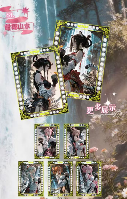 LIVE  Feng ling  O P Metal Collection Trading Cards