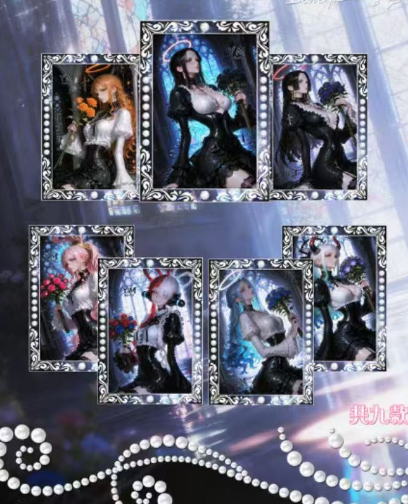 LIVE  Feng ling  O P Metal Collection Trading Cards