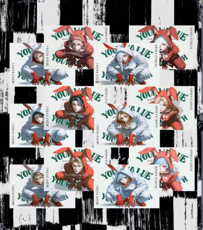 LIVE-MO YAN  Jujutsu Kaisen Acrylic Art Card Trading Card