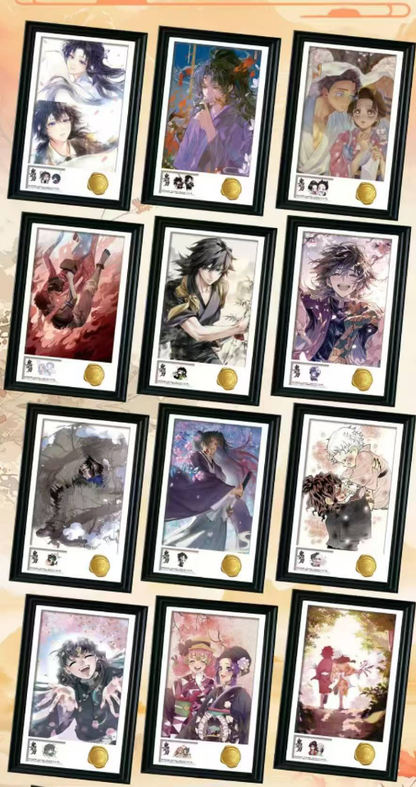 Live bai lian : Demon Slayer Kanroji & Iguro Art Print Cards