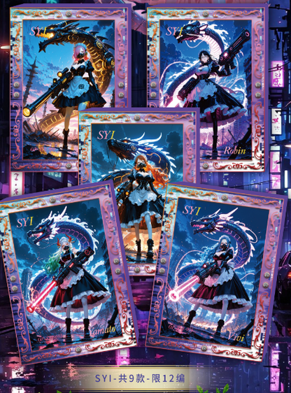 LIVE niang   chun  O P Metal Collection Trading Cards